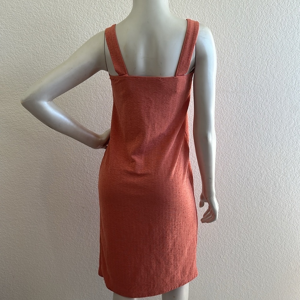 Zara square neck button through button down split… - image 7